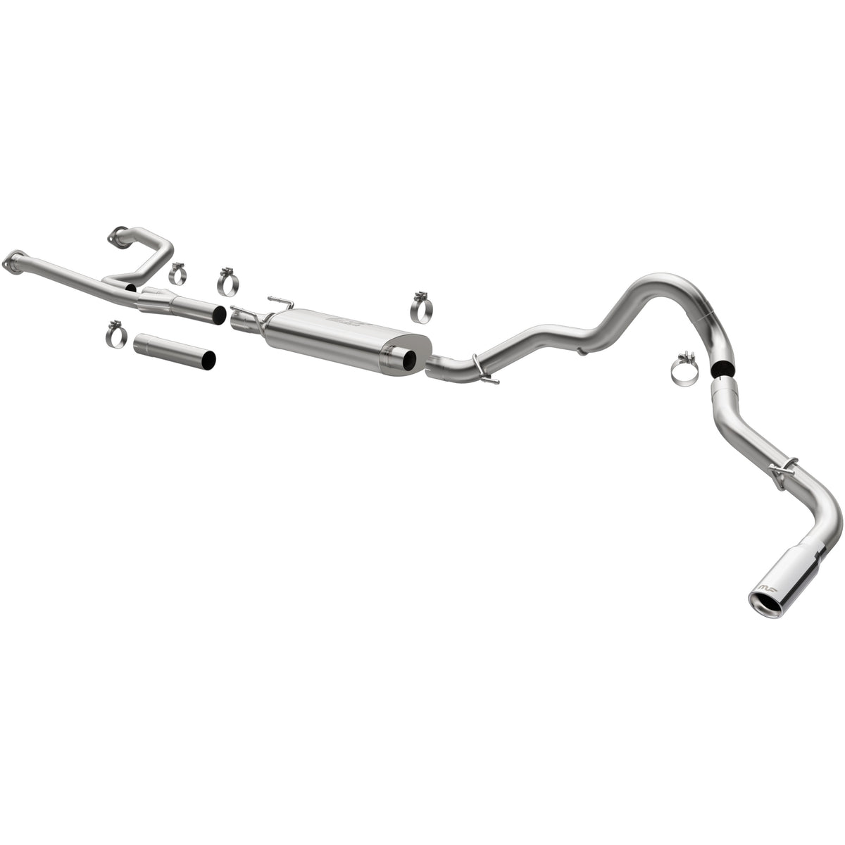 MagnaFlow Exhaust Products 19601 - Street Series Polished Cat-Back System 1