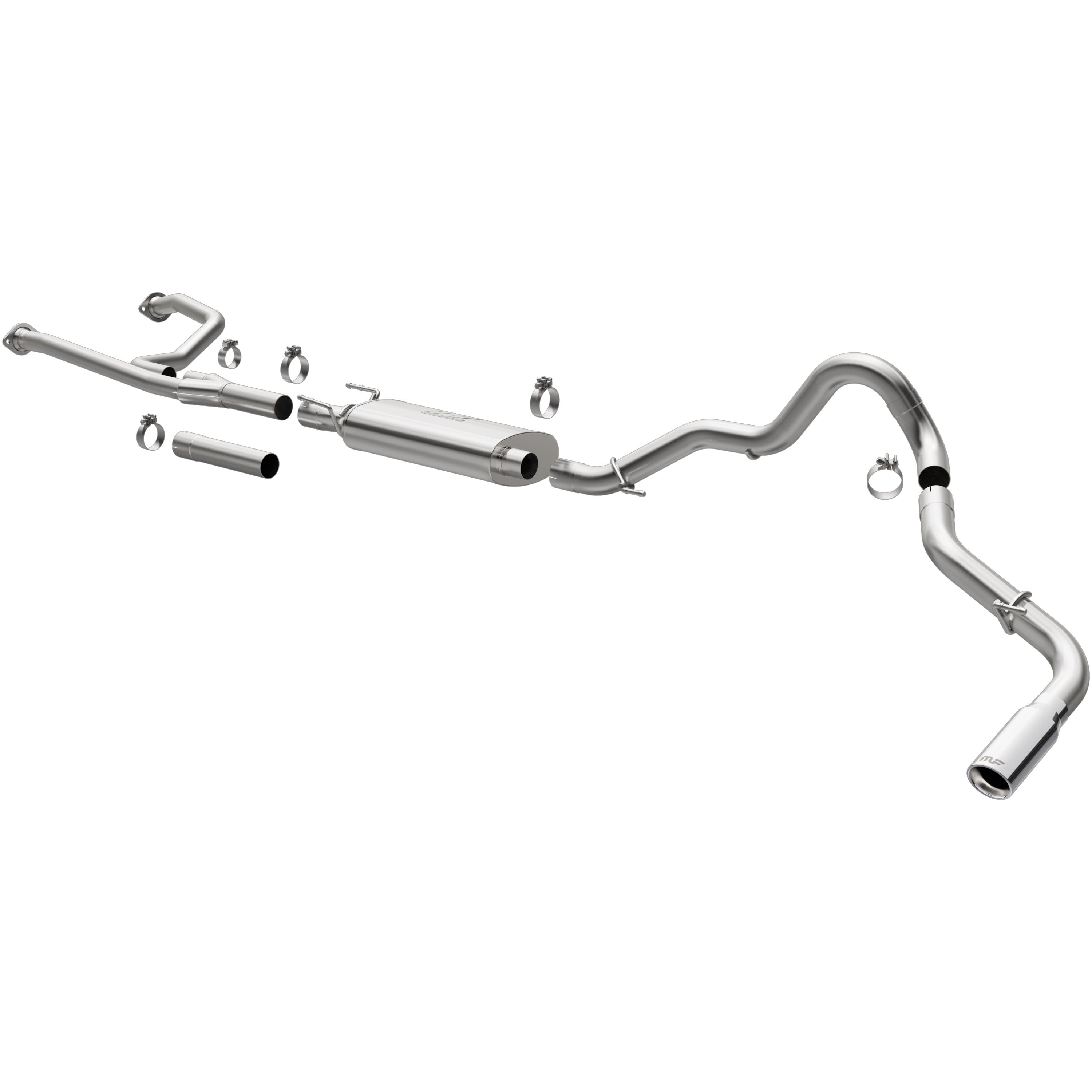 MagnaFlow Exhaust Products 19601 - Street Series Polished Cat-Back System 1