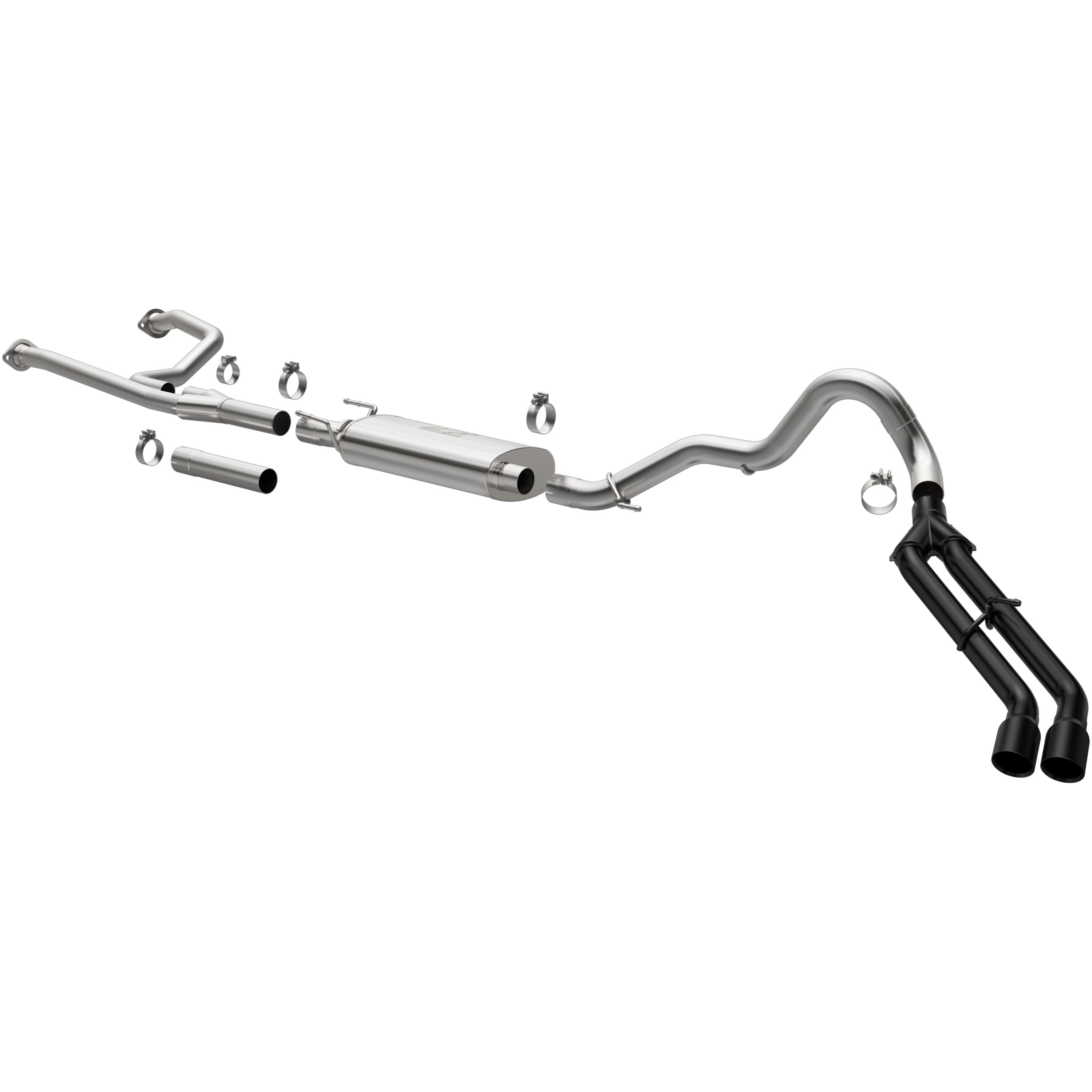 MagnaFlow Exhaust Products 19603 - Street Series Black Coated Cat-Back System 1