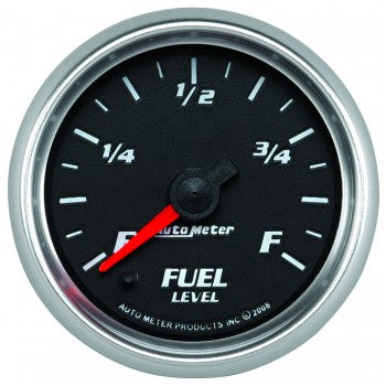 AutoMeter 19609 - GAUGE, FUEL LEVEL, 2 1/16", 0-280O PROGRAMMABLE, BLACK, PRO-CYCLE 4