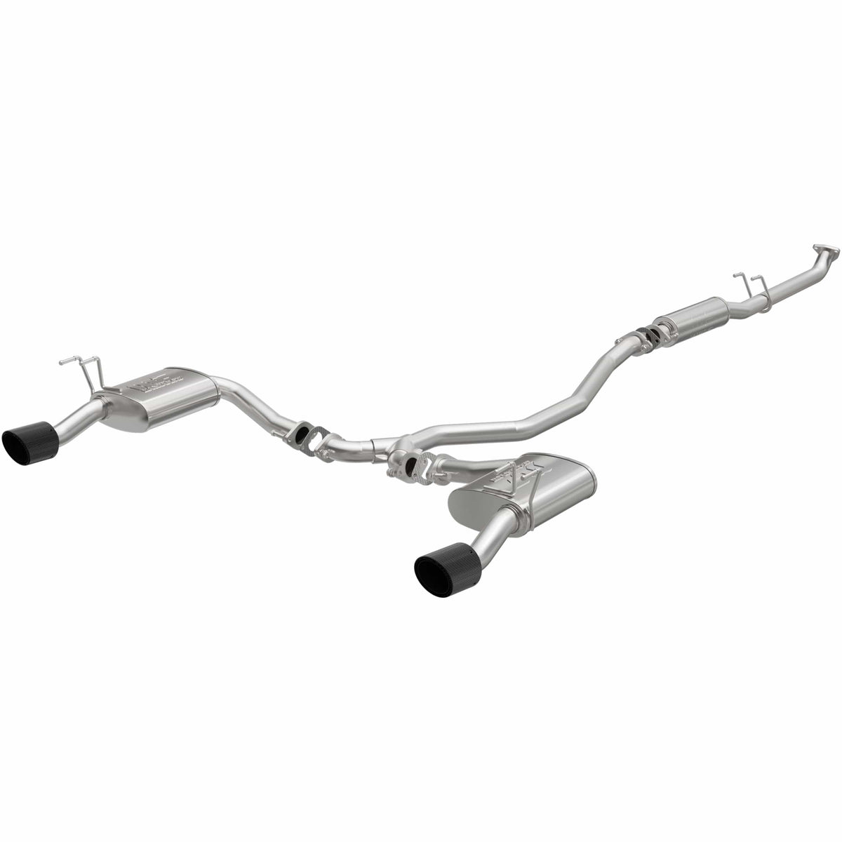 MagnaFlow Exhaust Products NA MagnaFlow Exhaust Products 19612 - NEO Series Carbon Fiber Tips Cat-Back System