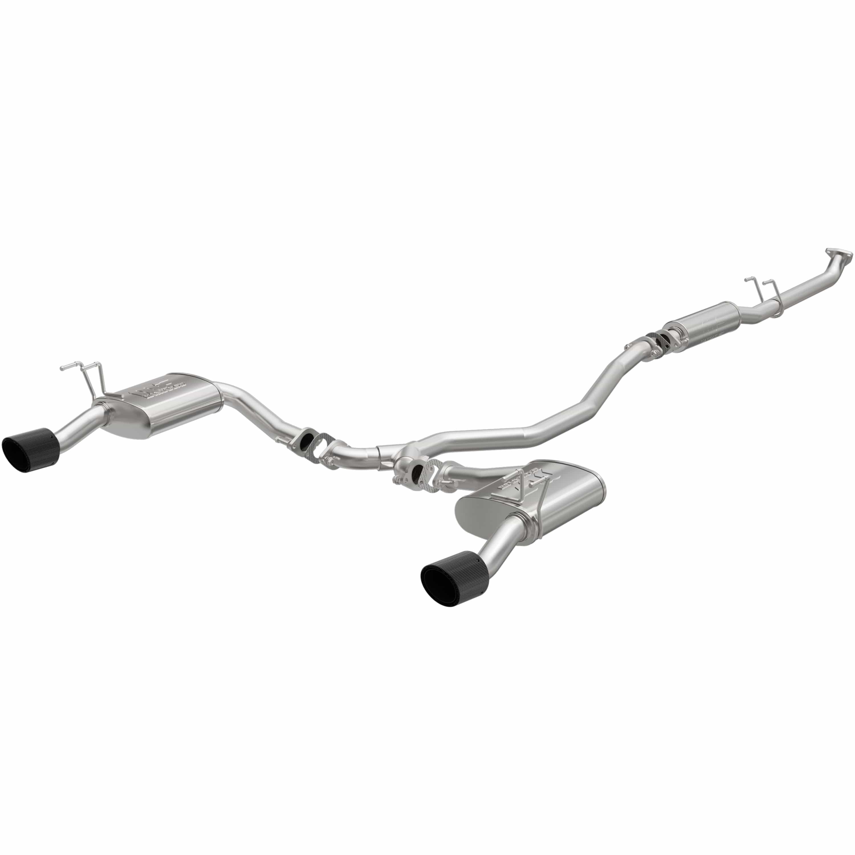 MagnaFlow Exhaust Products NA MagnaFlow Exhaust Products 19612 - NEO Series Carbon Fiber Tips Cat-Back System