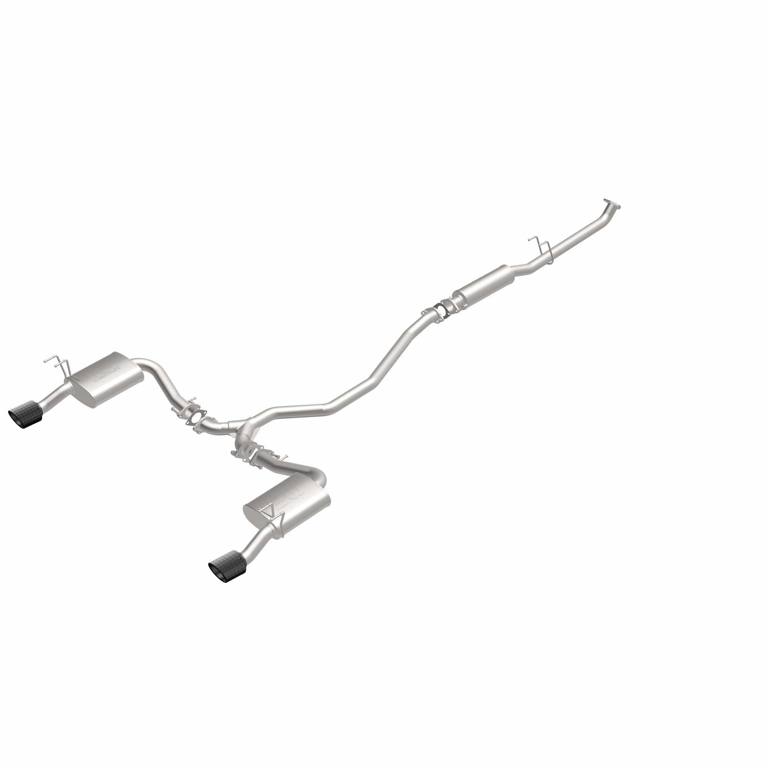 MagnaFlow Exhaust Products NA MagnaFlow Exhaust Products 19612 - NEO Series Carbon Fiber Tips Cat-Back System