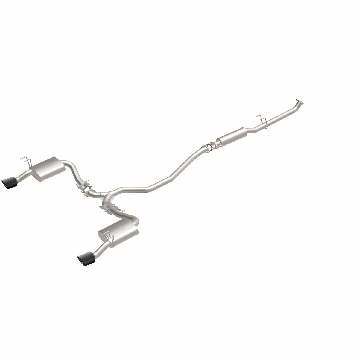 MagnaFlow Exhaust Products NA MagnaFlow Exhaust Products 19612 - NEO Series Carbon Fiber Tips Cat-Back System