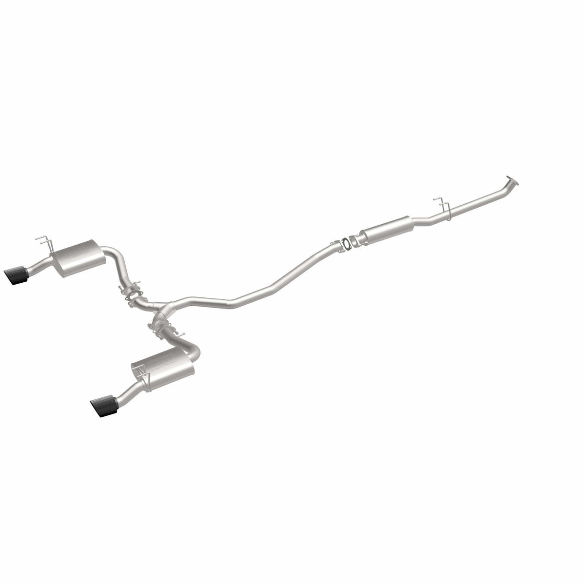 MagnaFlow Exhaust Products NA MagnaFlow Exhaust Products 19612 - NEO Series Carbon Fiber Tips Cat-Back System