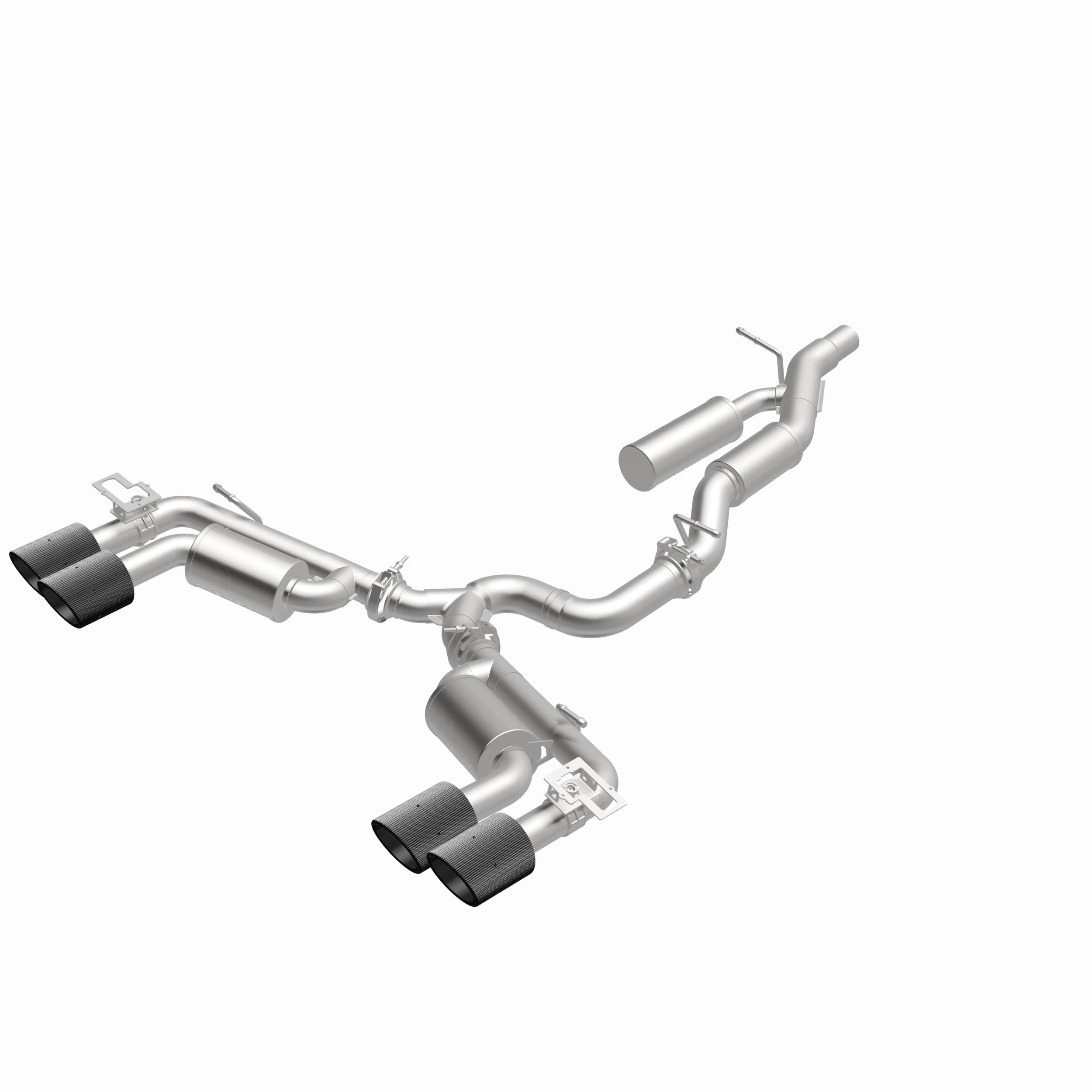 MagnaFlow Exhaust Products 19617 - NEO Series Carbon Fiber Tips Cat-Back System 3