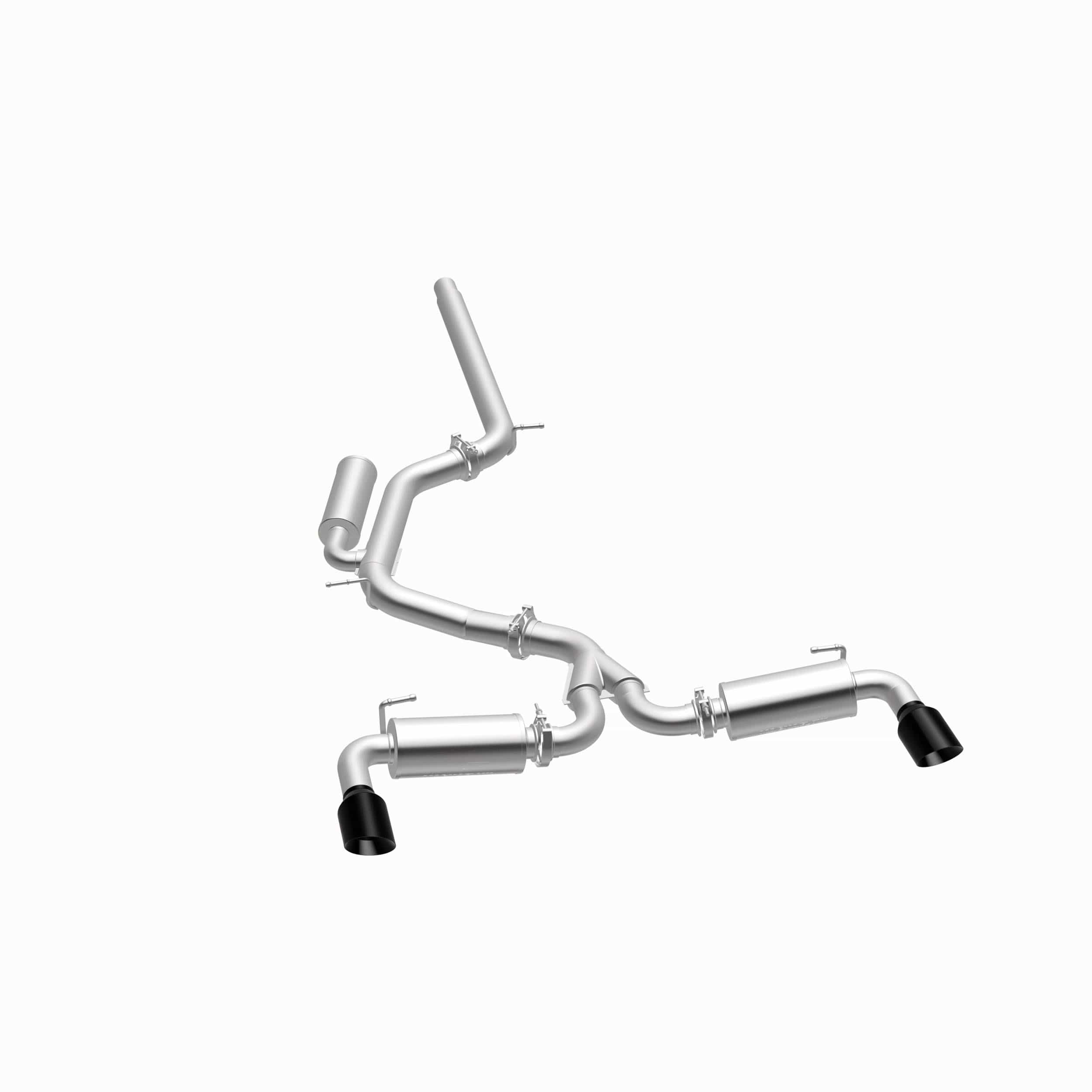 MagnaFlow Exhaust Products NA MagnaFlow Exhaust Products 19622 - NEO Series Black Chrome Tips Cat-Back System