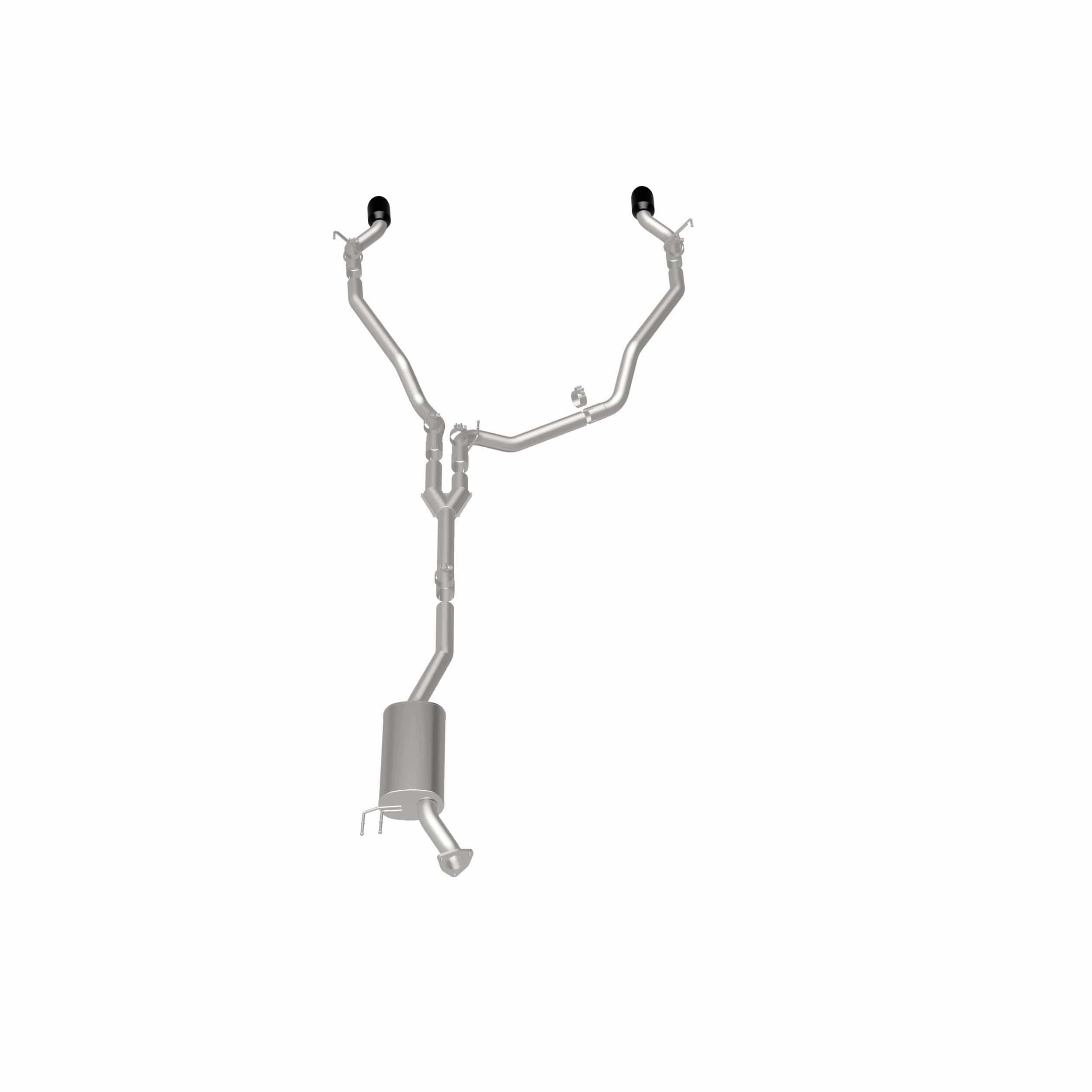 MagnaFlow Exhaust Products NA MagnaFlow Exhaust Products 19633 - NEO Series Black Coated Tips Cat-Back System