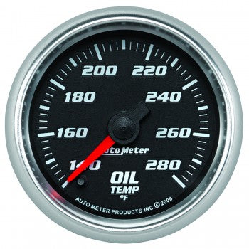AutoMeter 19640 - GAUGE, OIL TEMP, 2 1/16", 140-280?F, DIGITAL STEPPER MOTOR, BLACK 4