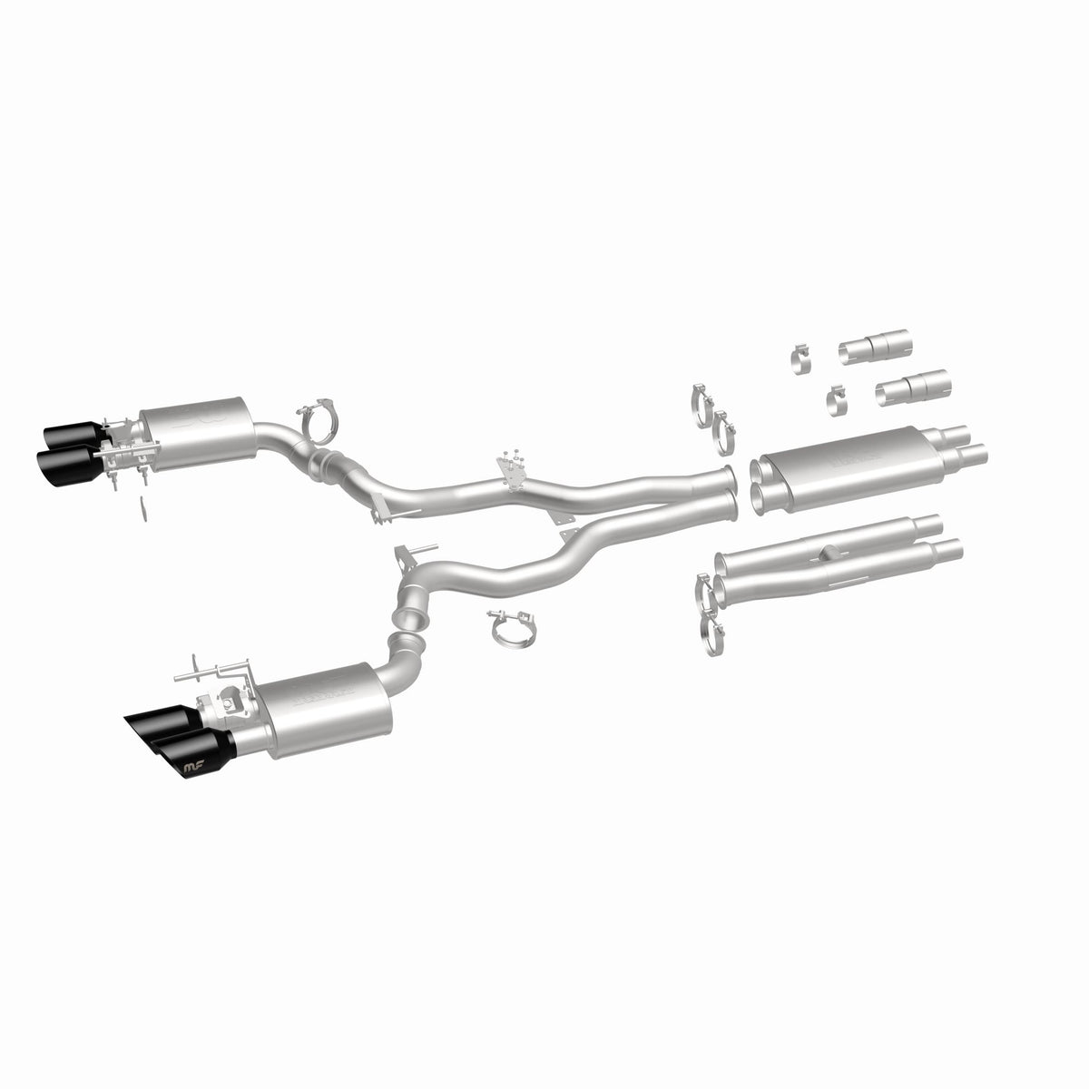 MagnaFlow Exhaust Products 19646 - xMOD Series Black Chrome Tips Cat-Back System 2