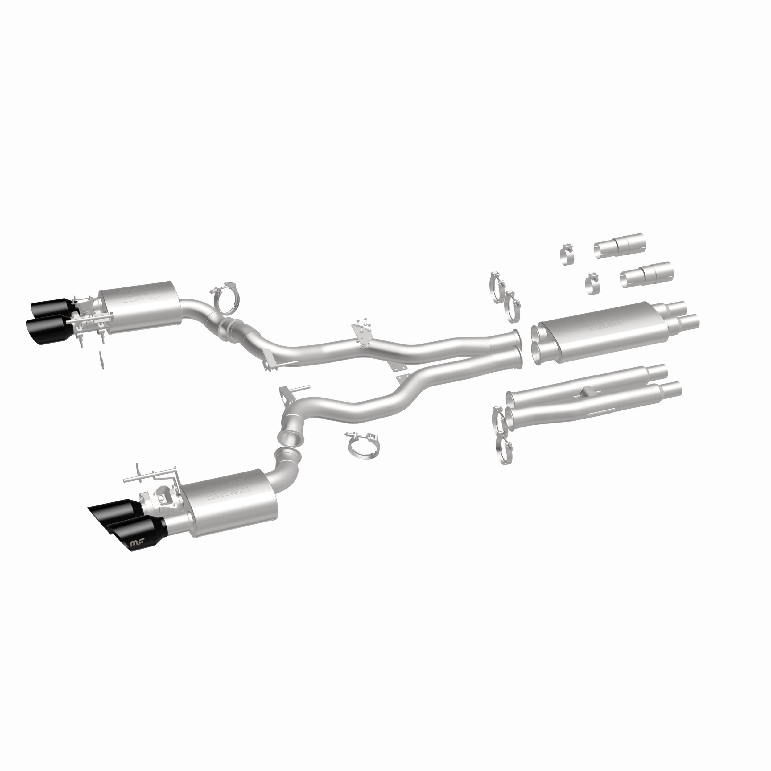 MagnaFlow Exhaust Products 19646 - xMOD Series Black Chrome Tips Cat-Back System 2