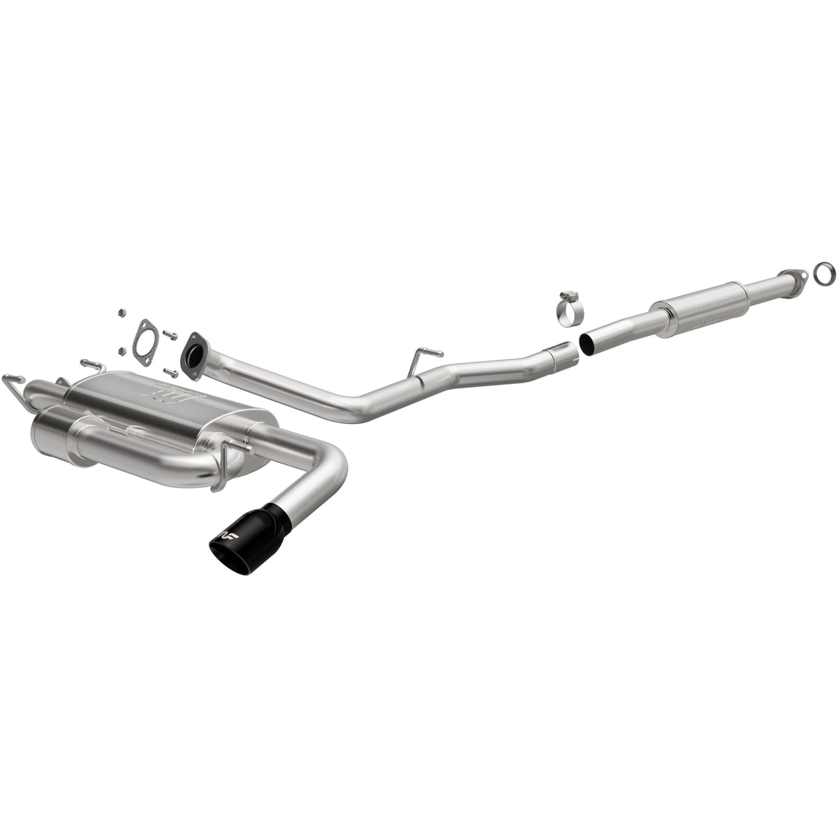 MagnaFlow Exhaust Products 19676 - Overland Series Black Chrome Cat-Back System 1