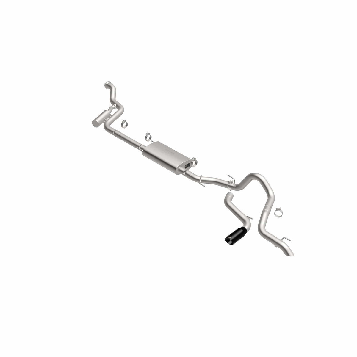 MagnaFlow Exhaust Products NA MagnaFlow Exhaust Products 19678 - Overland Series Black Chrome Cat-Back System