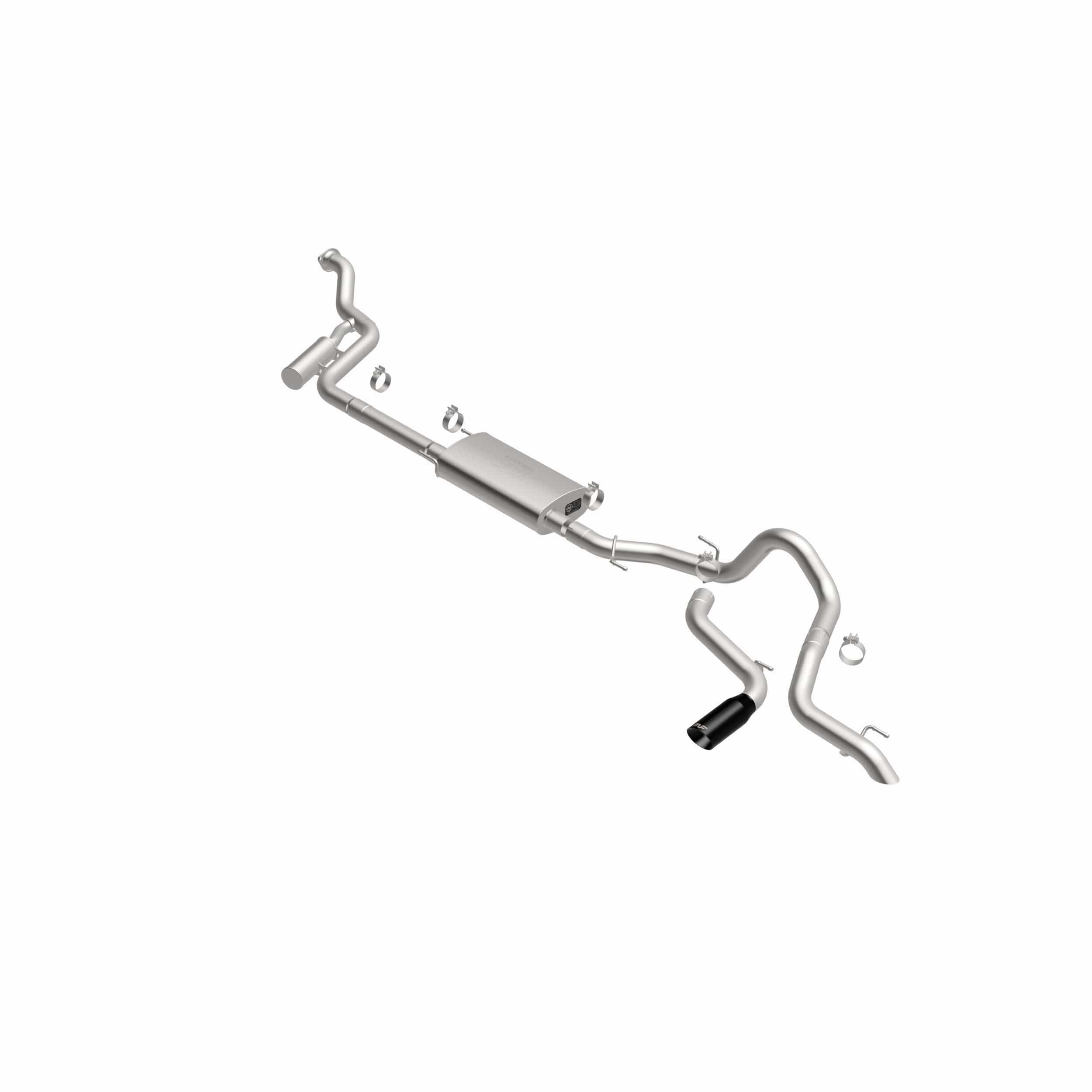 MagnaFlow Exhaust Products NA MagnaFlow Exhaust Products 19678 - Overland Series Black Chrome Cat-Back System