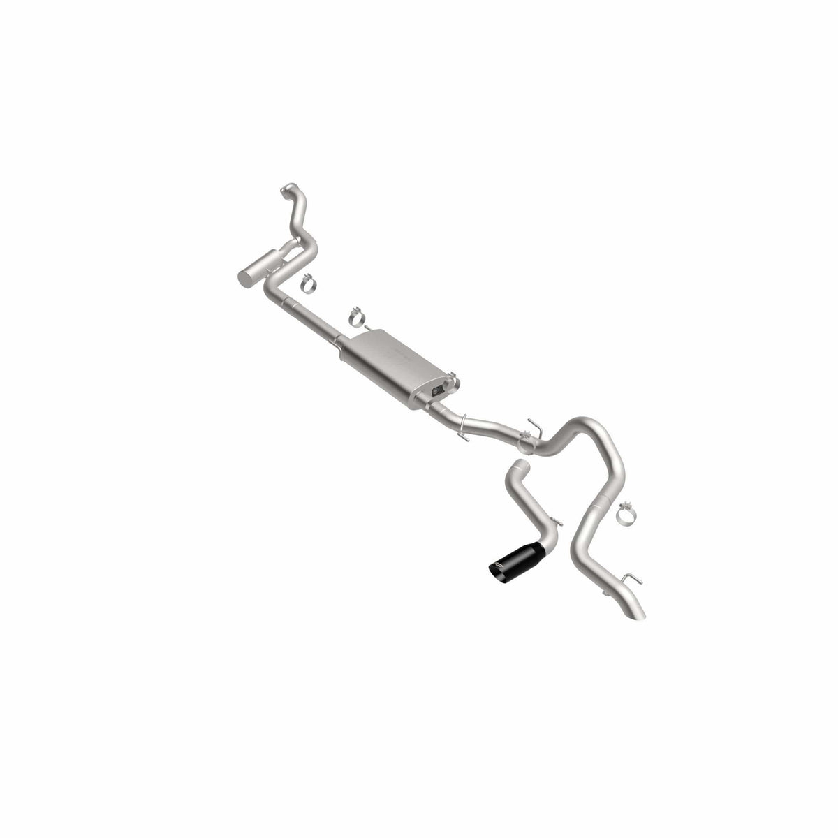 MagnaFlow Exhaust Products NA MagnaFlow Exhaust Products 19678 - Overland Series Black Chrome Cat-Back System