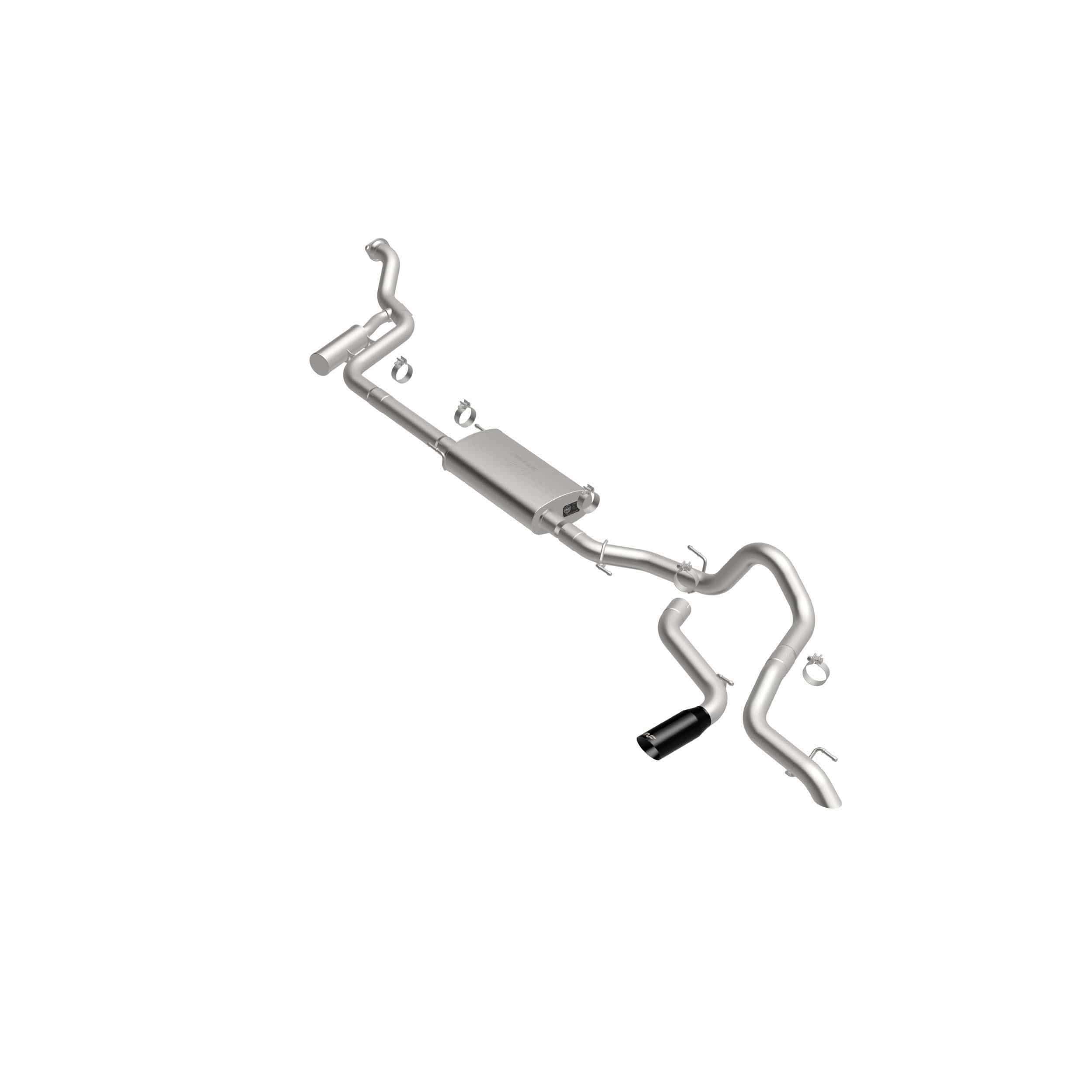 MagnaFlow Exhaust Products NA MagnaFlow Exhaust Products 19678 - Overland Series Black Chrome Cat-Back System