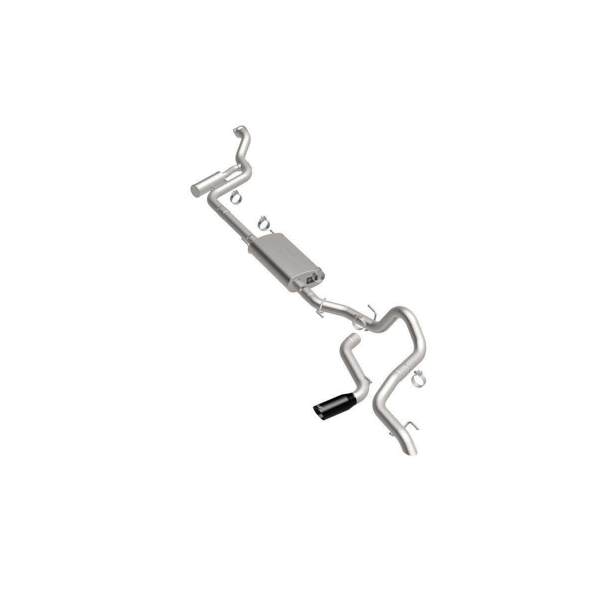 MagnaFlow Exhaust Products NA MagnaFlow Exhaust Products 19678 - Overland Series Black Chrome Cat-Back System