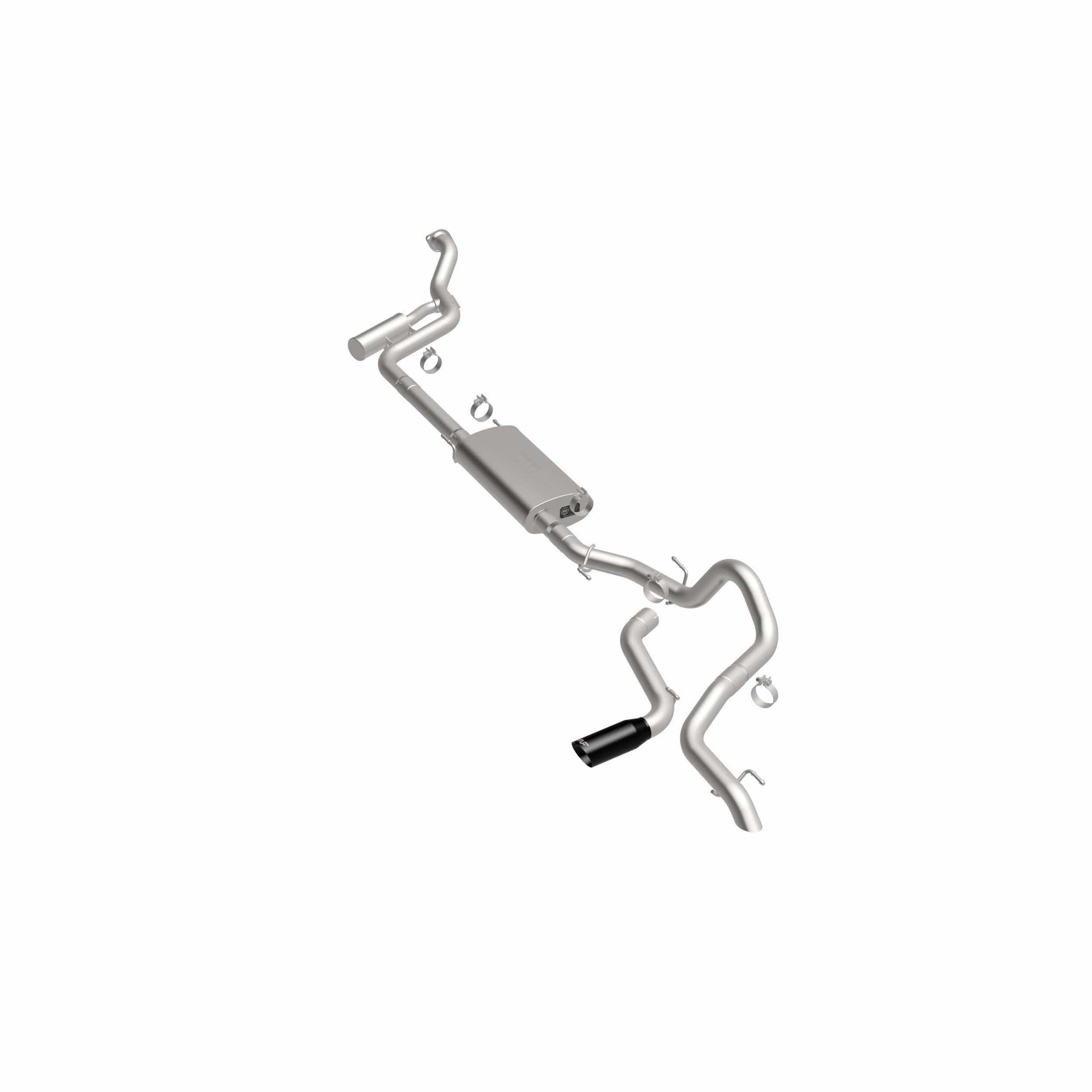 MagnaFlow Exhaust Products NA MagnaFlow Exhaust Products 19678 - Overland Series Black Chrome Cat-Back System