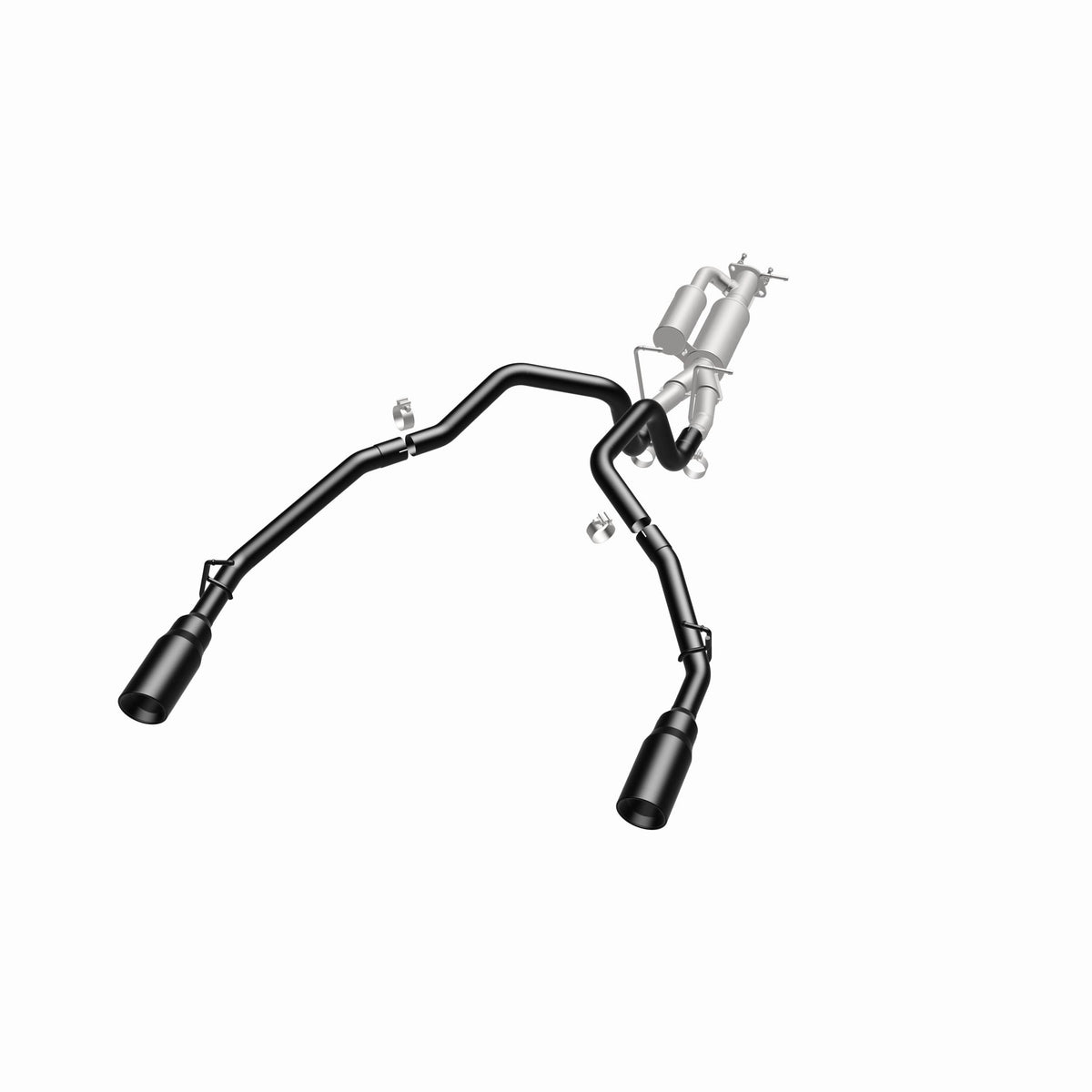 MagnaFlow Exhaust Products 19685 - SPEQ Series Black Coated Cat-Back System 4