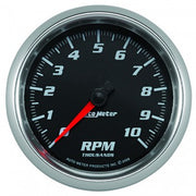 AutoMeter 19698 - GAUGE, TACHOMETER, 3 3/8", 10K RPM, BLACK, PRO-CYCLE 4
