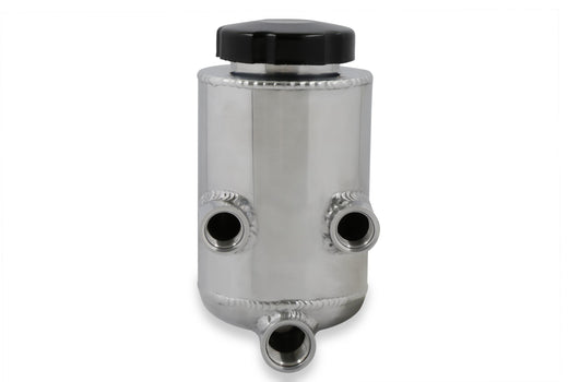 Holley 198-211 Power Steering Remote Reservoir Polished Aluminum Universal Polished Aluminum for Custom & Racing Applications