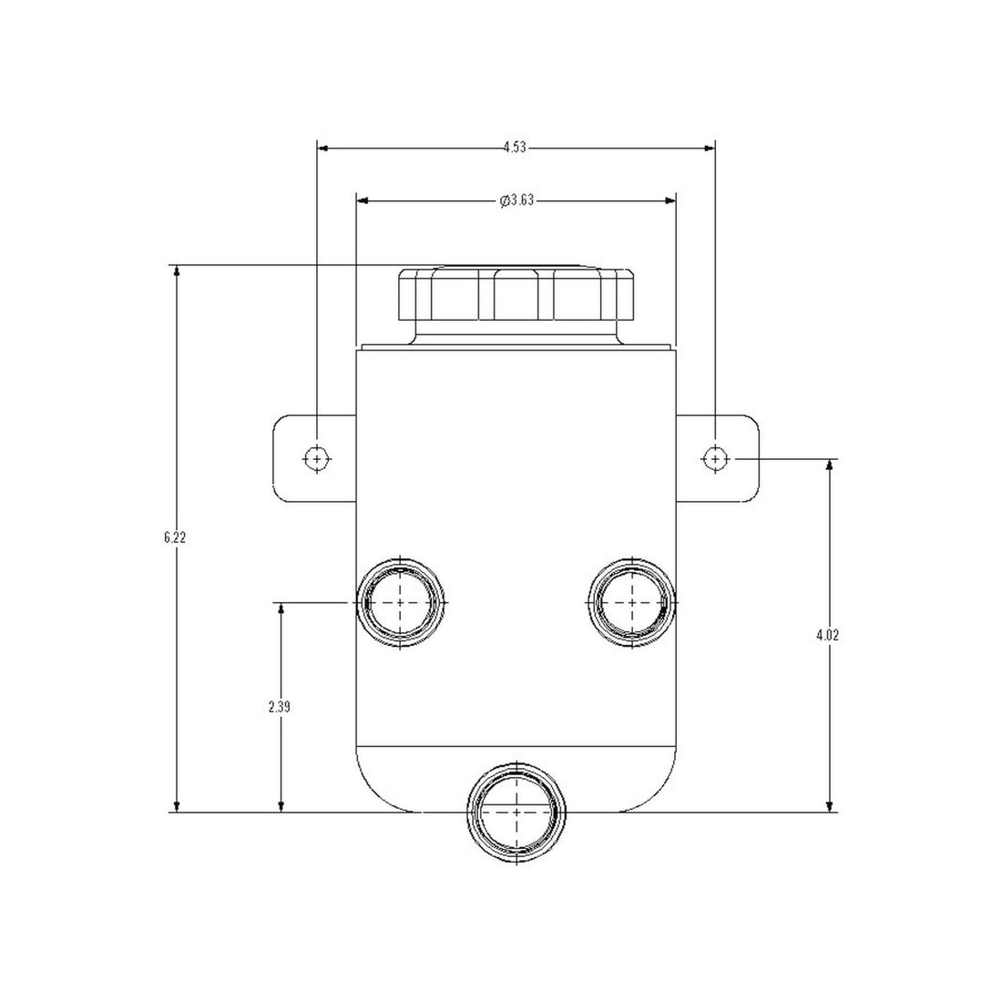 Holley 198-211 Universal Fit Power Steering Reservoir
