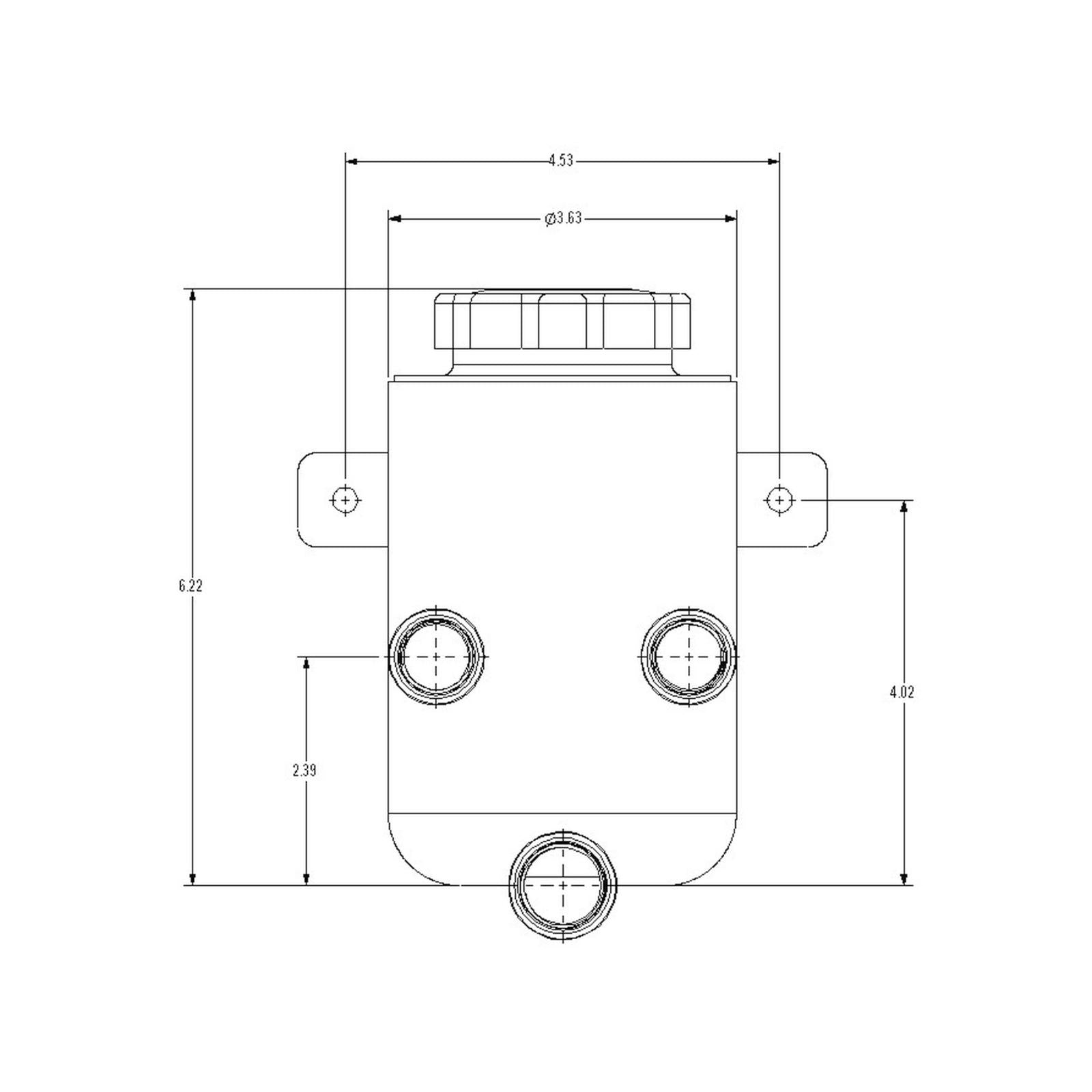 Holley 198-212 1970-1974 Dodge Challenger Power Steering Reservoir