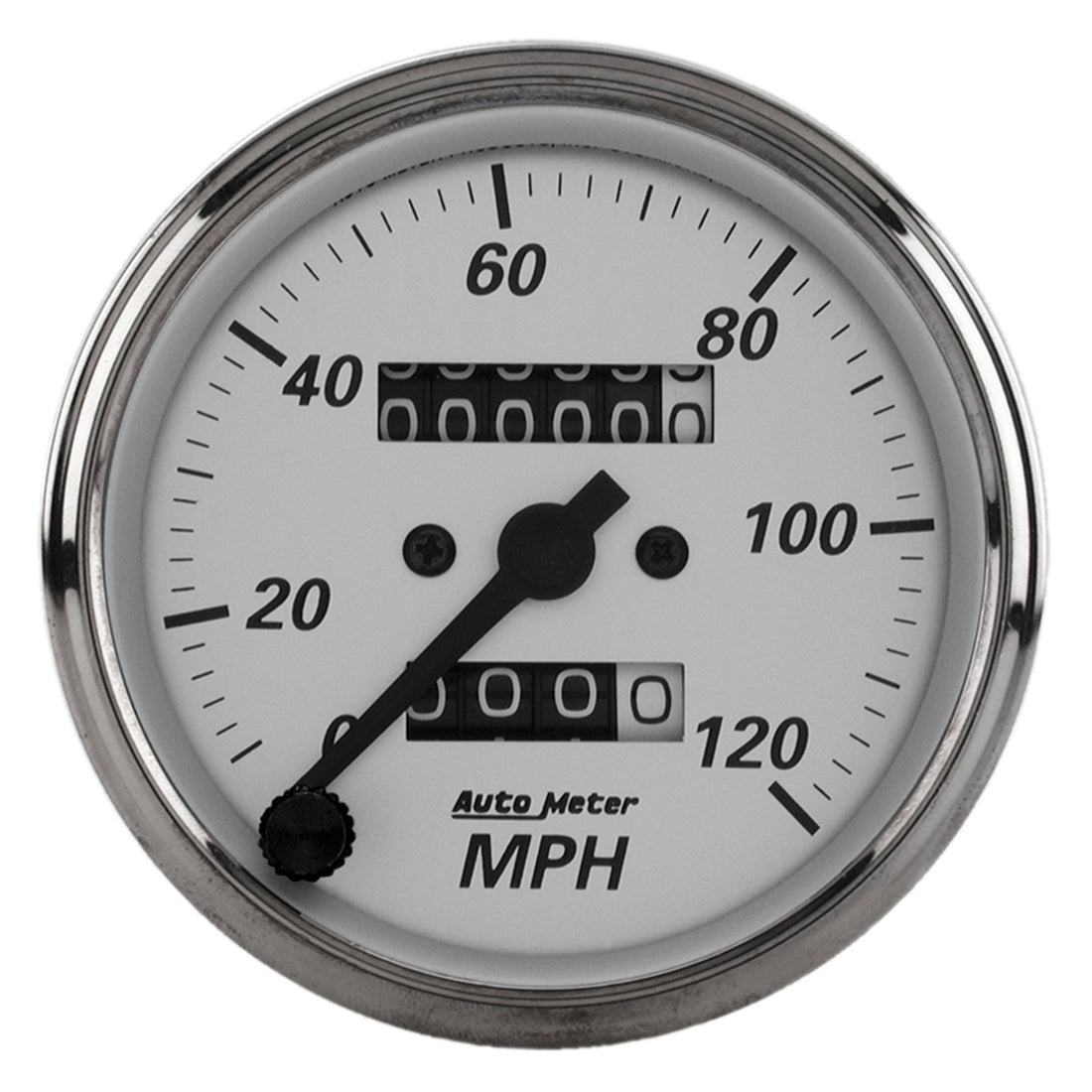 AutoMeter 1993 - GAUGE, SPEEDOMETER, 3 1/8", 120MPH, MECHANICAL, AMERICAN PLATINUM 3