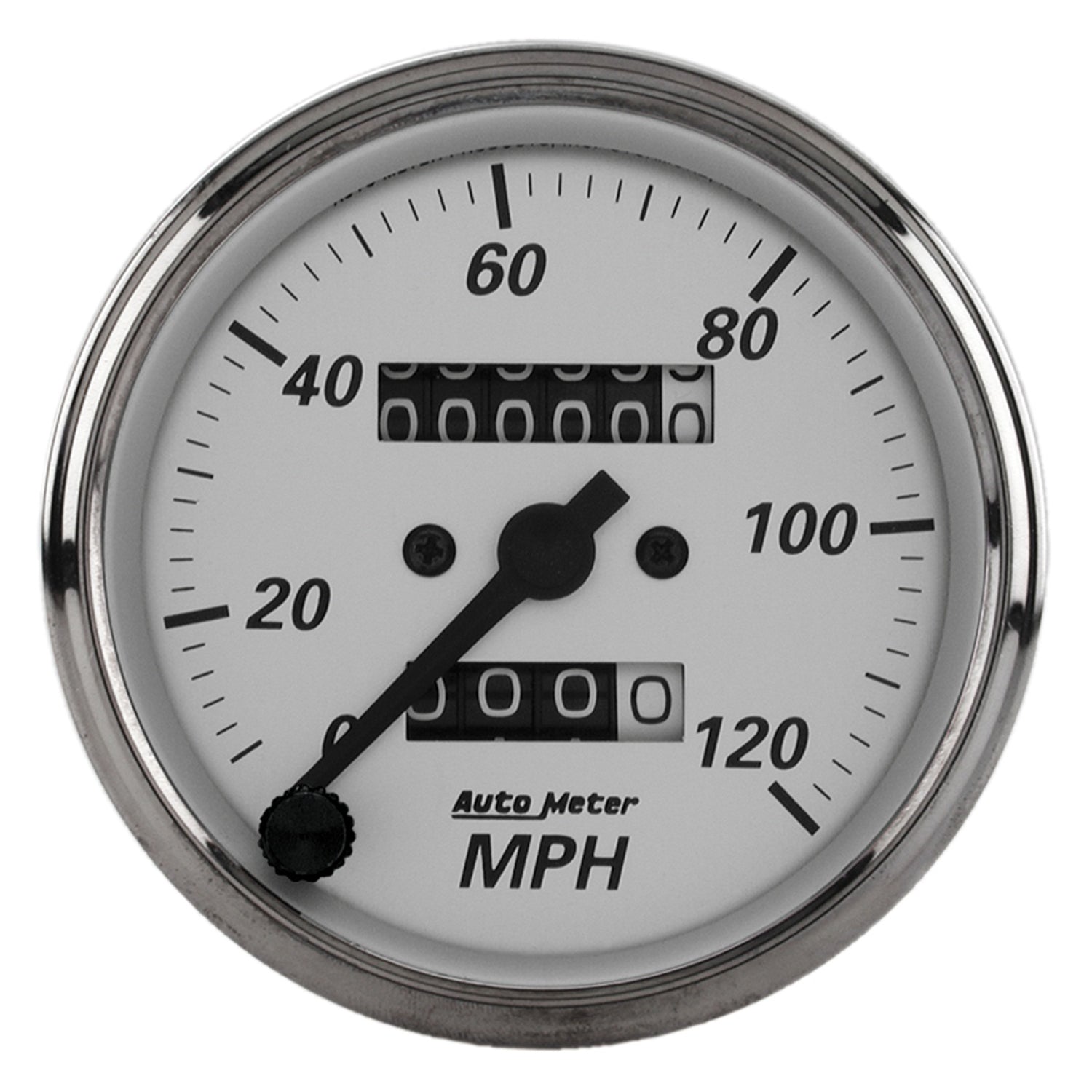 AutoMeter 1993 - GAUGE, SPEEDOMETER, 3 1/8", 120MPH, MECHANICAL, AMERICAN PLATINUM 4
