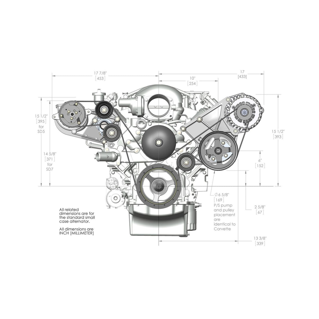 Holley 20-132 Accessory Drive Component Mount Set