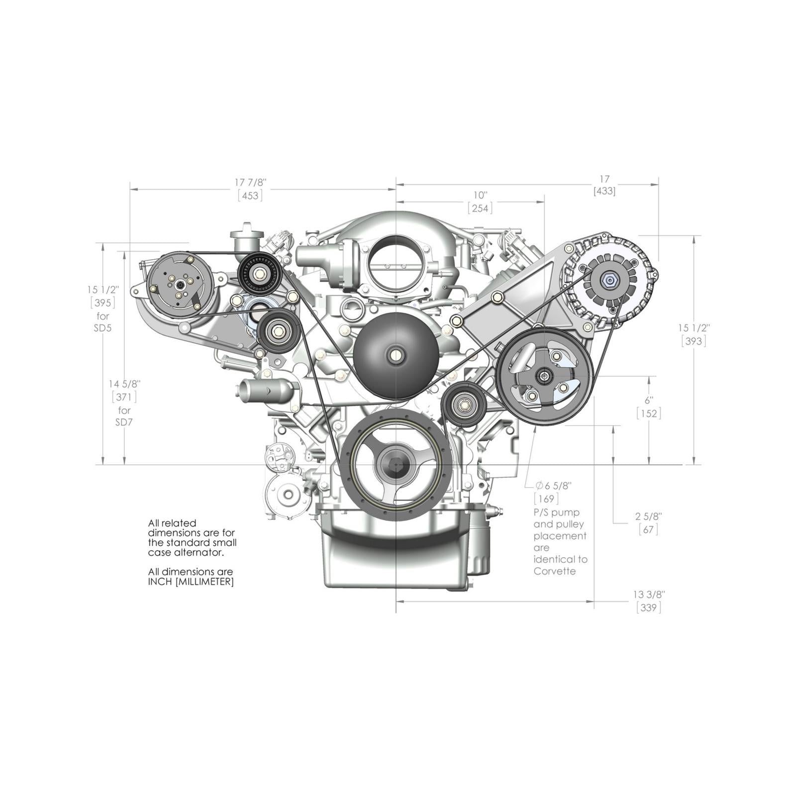 Holley 20-132 Accessory Drive Component Mount Set