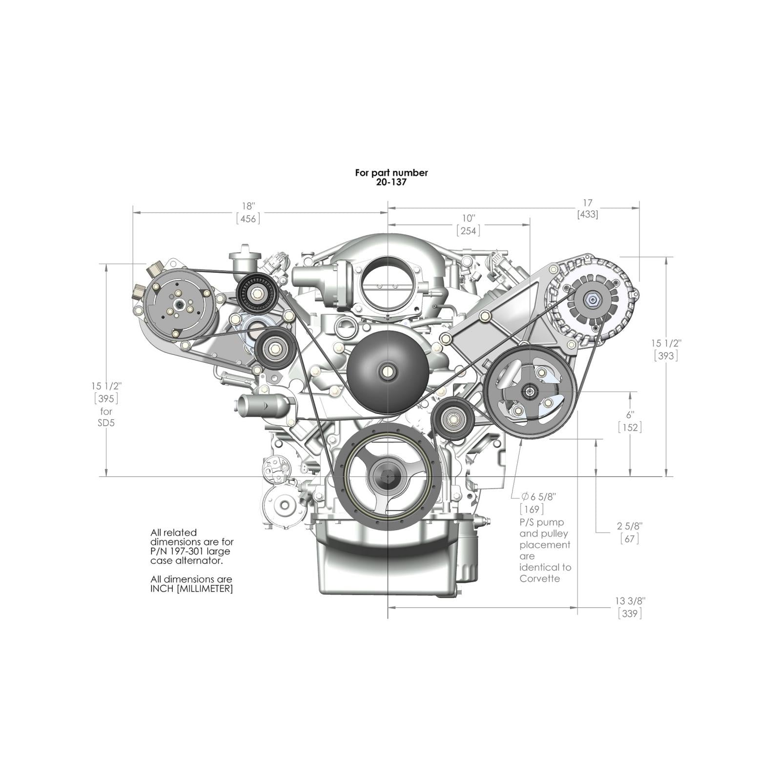 Holley 20-137 Accessory Drive Belt