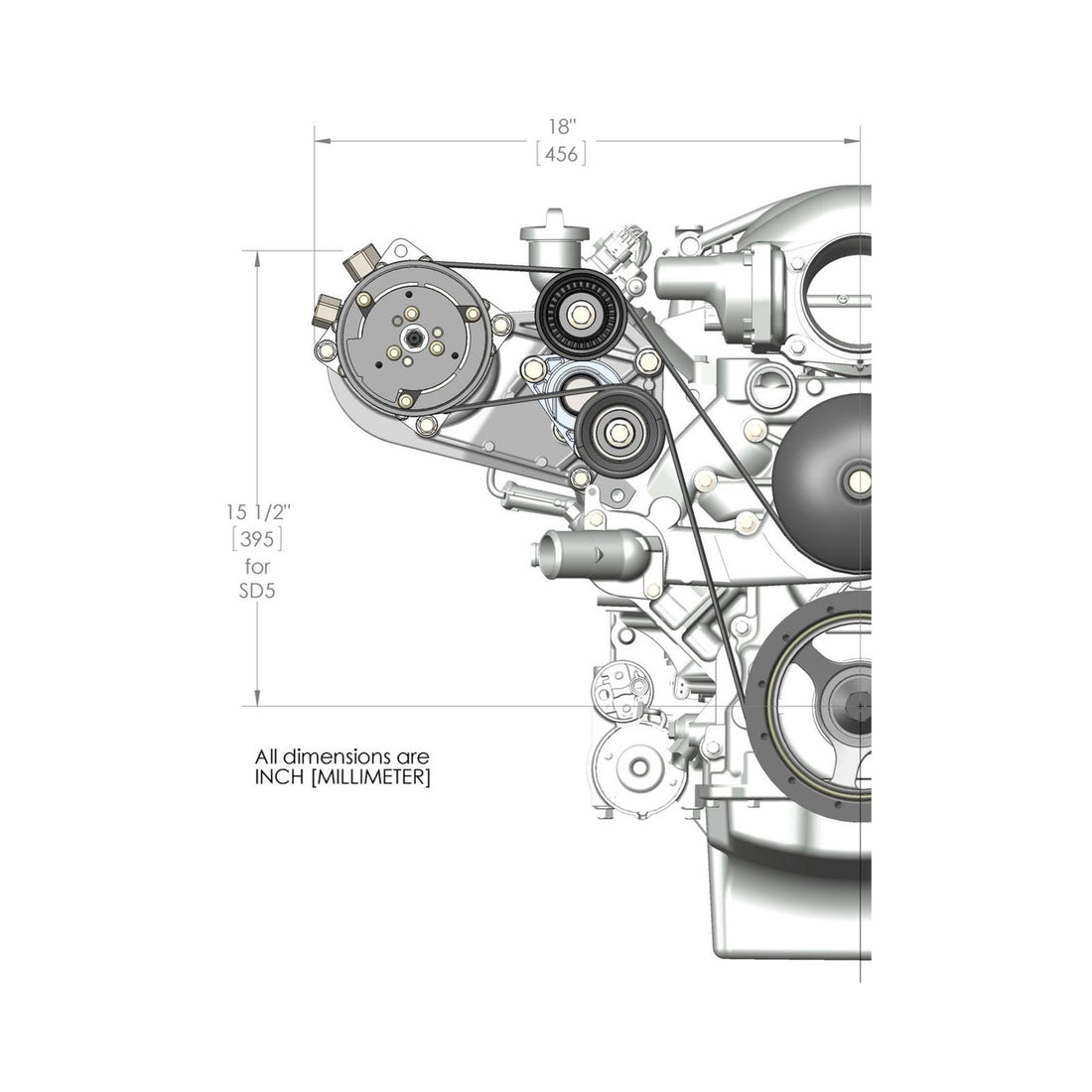 Holley 20-141 Accessory Drive Belt