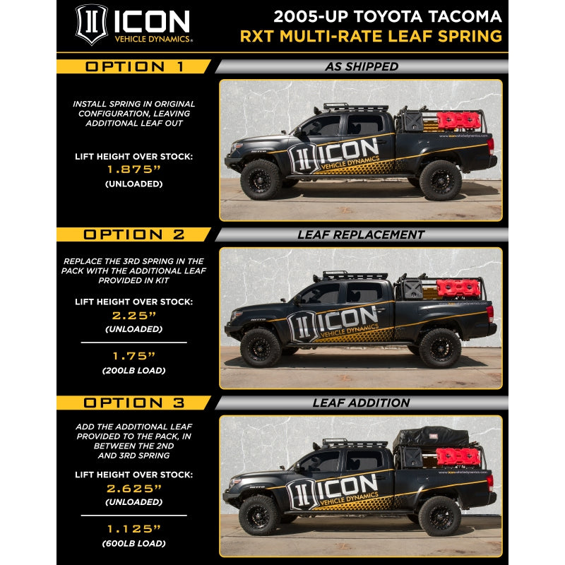 ICON Vehicle Dynamics 158505 - Leaf Spring