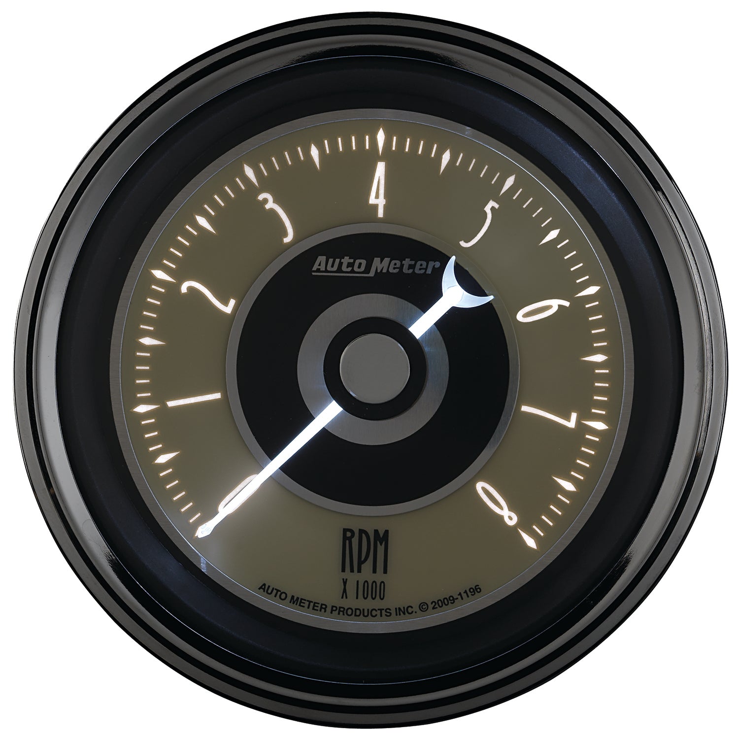 AutoMeter 200754-33 - GAUGE, SPEEDOMETER, 3 3/8", 100MPH, MECHANICAL, MARINE SILVER 4