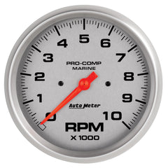 AutoMeter 200801-33 5" IN-DASH TACHOMETER, 0-10,000 RPM, MARINE SILVER ULTRA-LITE