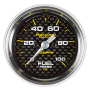 AutoMeter 200850-40 - GAUGE, FUEL PRESSURE, 2 1/16", 100PSI, DIGITAL STEPPER MOTOR, MARINE CARBON 3