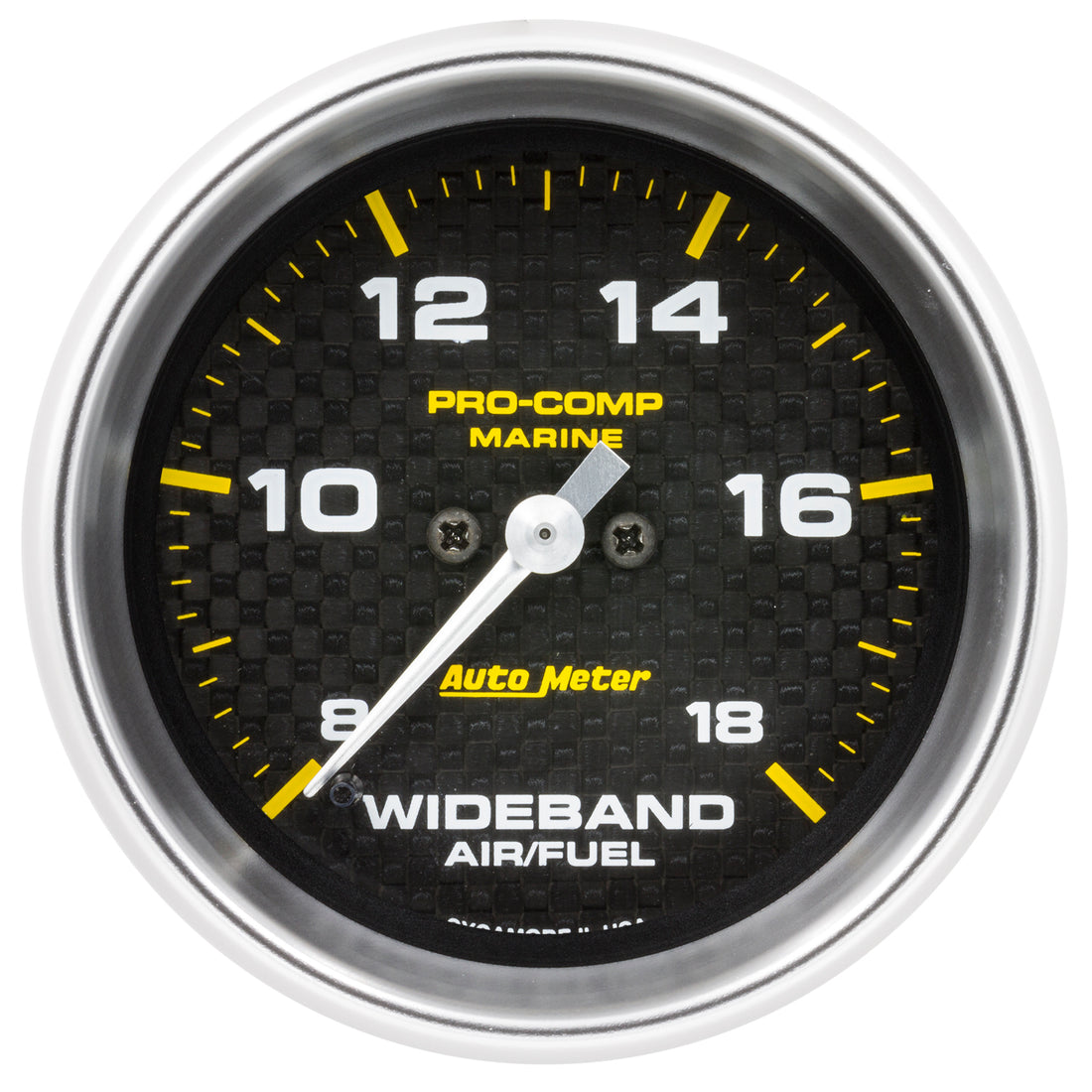 AutoMeter 200870-40 - GAUGE, AIR/FUEL RATIO-WIDEBAND, ANALOG, 2 5/8", 8:1-18:1, STPR MTR, MARINE CF 3