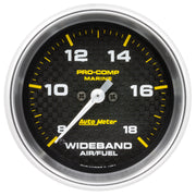 AutoMeter 200870-40 - GAUGE, AIR/FUEL RATIO-WIDEBAND, ANALOG, 2 5/8", 8:1-18:1, STPR MTR, MARINE CF 3