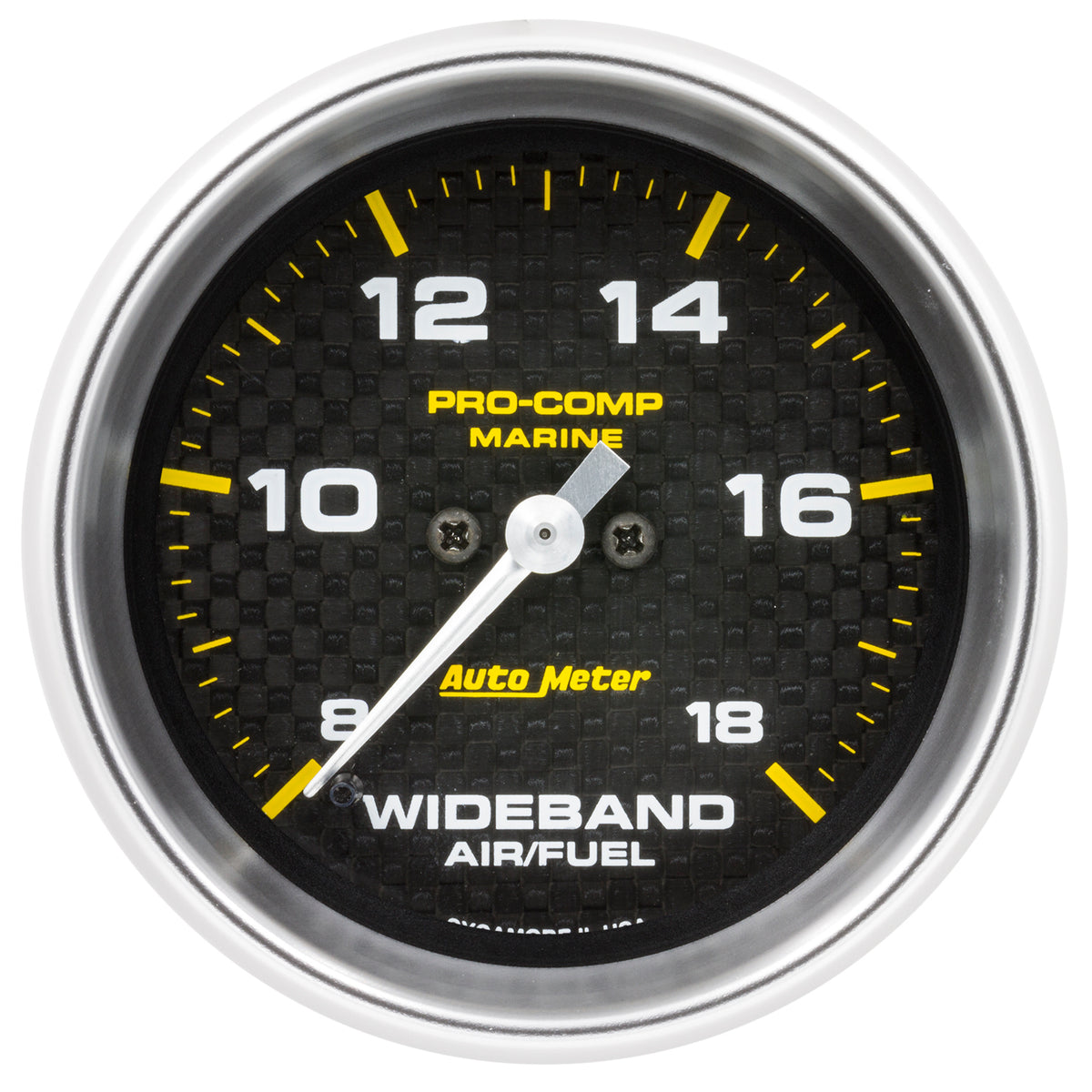 AutoMeter 200870-40 - GAUGE, AIR/FUEL RATIO-WIDEBAND, ANALOG, 2 5/8", 8:1-18:1, STPR MTR, MARINE CF 3