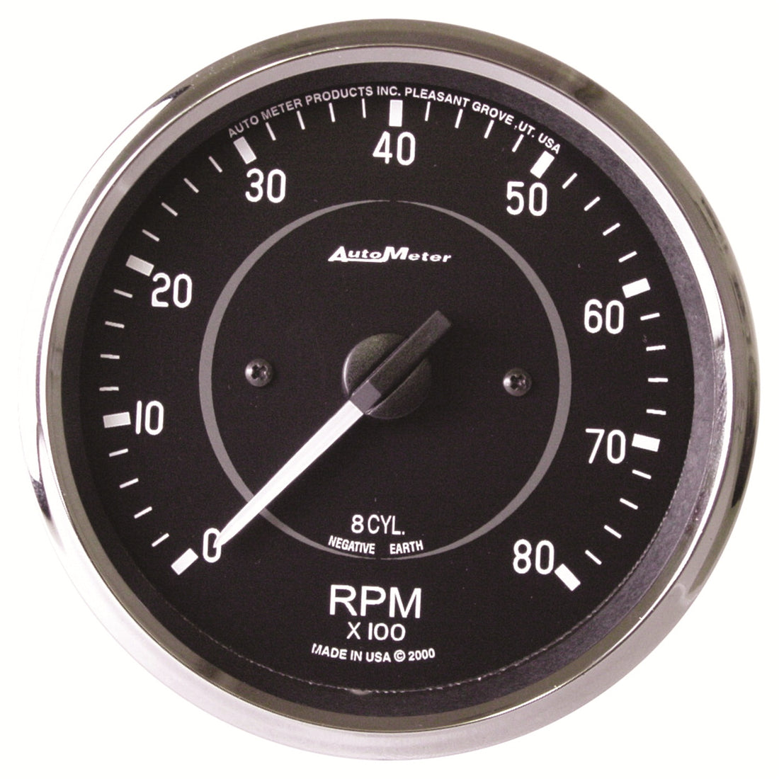 AutoMeter 201004 - GAUGE, TACHOMETER, 4", 8K RPM, IN-DASH (8 CYL ONLY!), COBRA 3