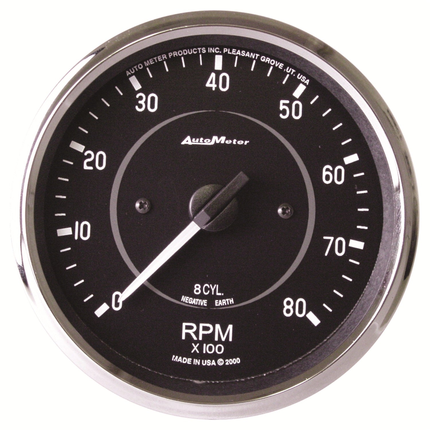 AutoMeter 201004 - GAUGE, TACHOMETER, 4", 8K RPM, IN-DASH (8 CYL ONLY!), COBRA 3