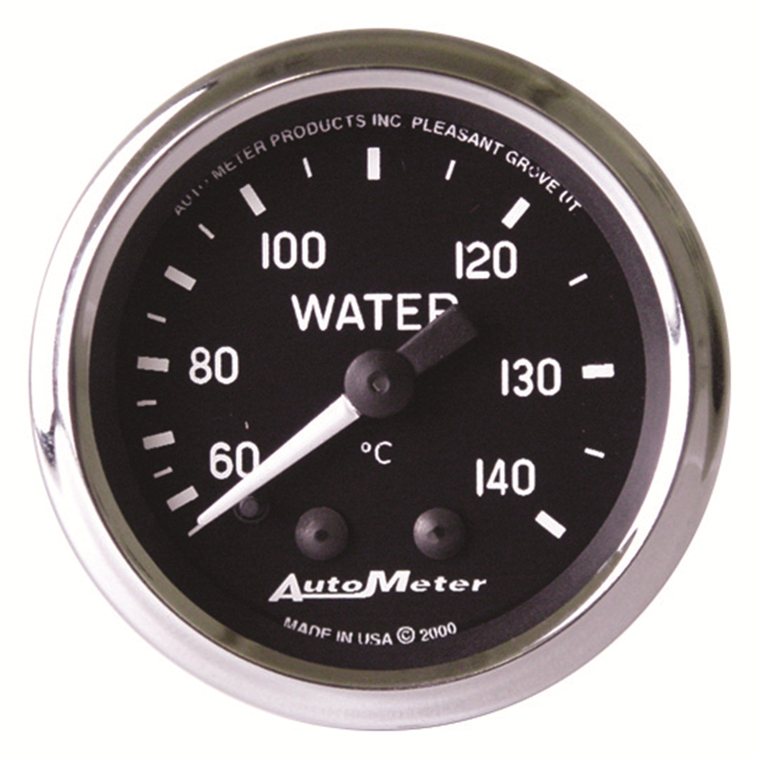 AutoMeter 201007 - GAUGE, WATER TEMP, 2 1/16", 60-140?C, MECHANICAL, COBRA 3