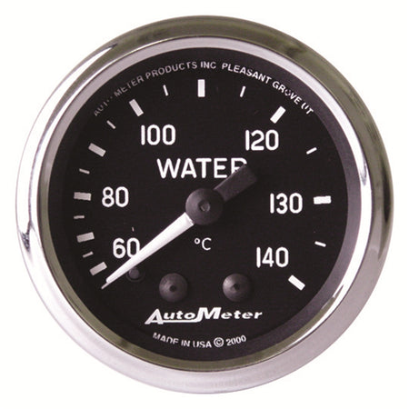 AutoMeter 201007 - GAUGE, WATER TEMP, 2 1/16", 60-140?C, MECHANICAL, COBRA 3