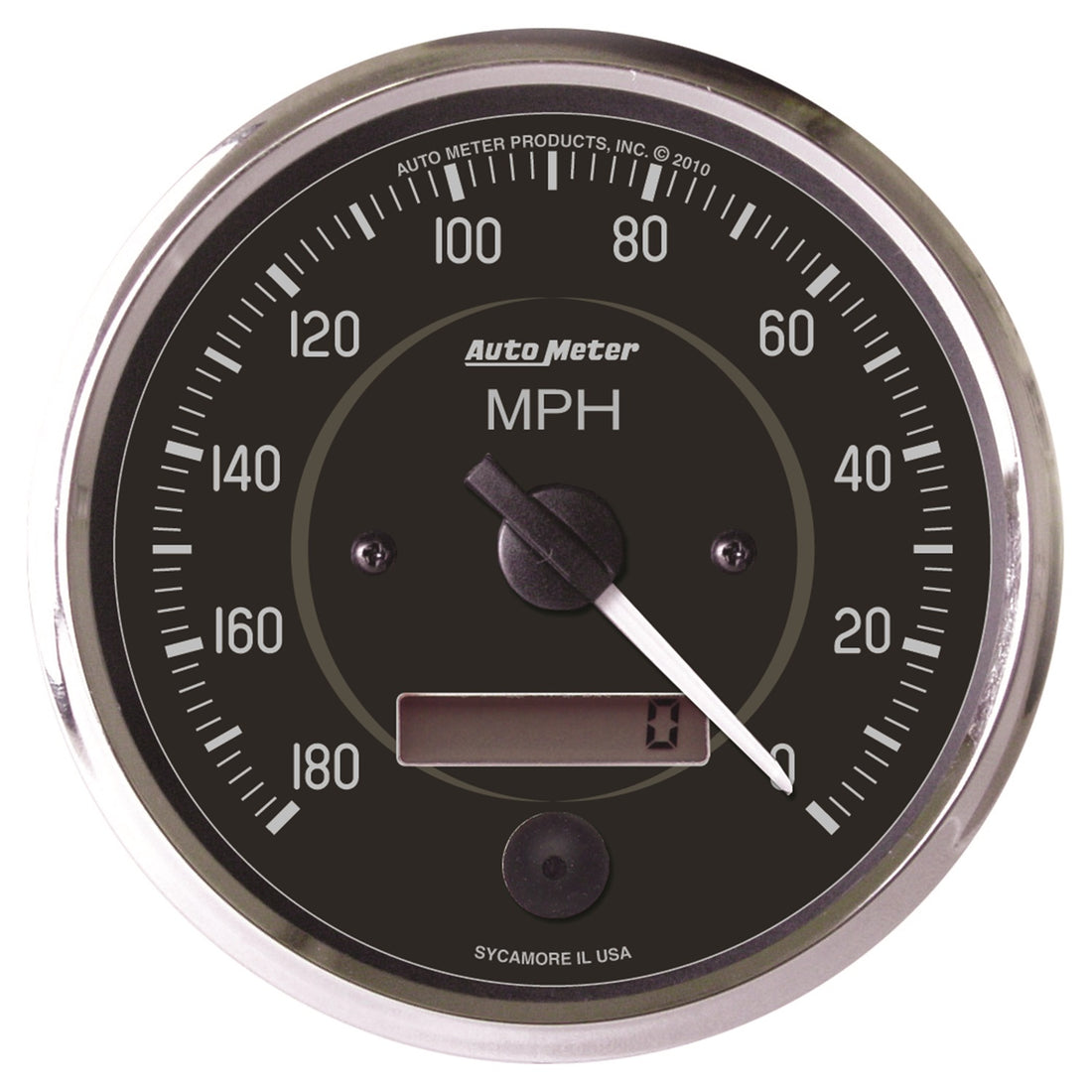 AutoMeter 201013 - GAUGE, SPEEDOMETER, 4", 180MPH, ELEC. PROGRAM. (REVERSE ROTATION), COBRA 3