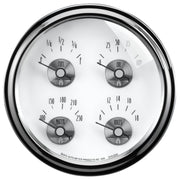 AutoMeter 2020 - GAUGE, QUAD, 5", 0OE TO 90OF, ELEC, PRESTIGE PEARL 3