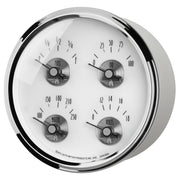 AutoMeter 2020 - GAUGE, QUAD, 5", 0OE TO 90OF, ELEC, PRESTIGE PEARL 4