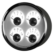 AutoMeter 2020 - GAUGE, QUAD, 5", 0OE TO 90OF, ELEC, PRESTIGE PEARL 5