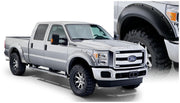 Bushwacker 20917-02 - Black Pocket/Rivet Style Smooth Finish 4-Piece Fender Flare Set For 2008-2010 Ford F250/F350 Super Duty Bushwacker 2