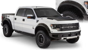 Bushwacker 20938-02 - Black Pocket/Rivet Style Smooth Finish 4-Piece Fender Flare Set For 2010-2014 Ford Raptor Bushwacker 1